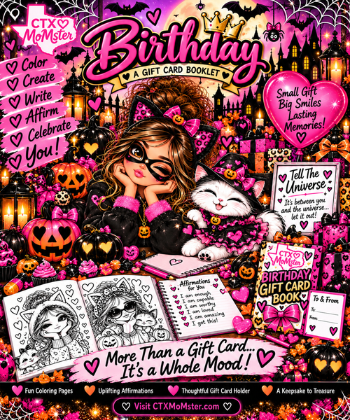 Halloween Birthday Gift Card Booklet – October Edition
